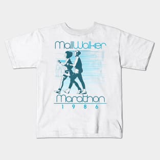 1986 Mall Walker Marathon Retro Walking Race Kids T-Shirt